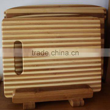 2016 Hot selling beautiful organic bamboo cutting board