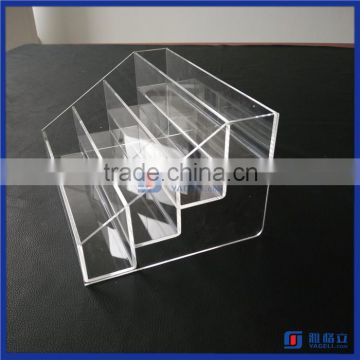 China supplier custom made 4 tiers acrylic nail polish display stand, acrylic opi nail polish display rack