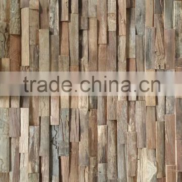 Recycled Teak wall Cladding