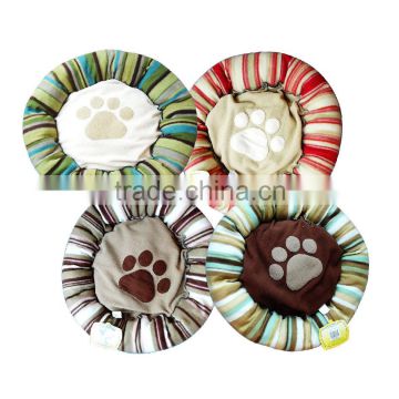 wholesale four colors dog pet bed with the footprints