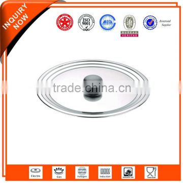 Newest design high quality stainless steel round food plate cover