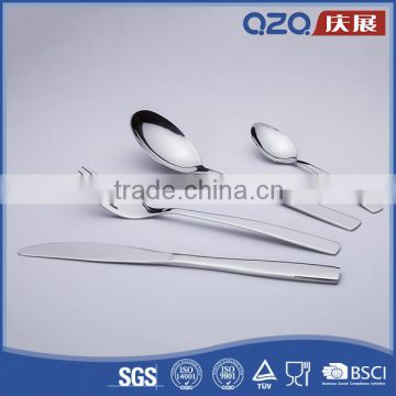 Variety of sizes flatware set Stainless steel cutlery spoon and fork decorations