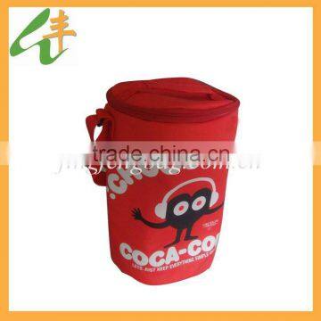 2014 hotest 420D polyester red cooler bag