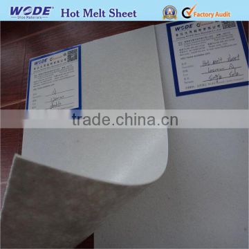 Double sides glue Hot Melt Glue Sheet for Toe Puff and Back Counter