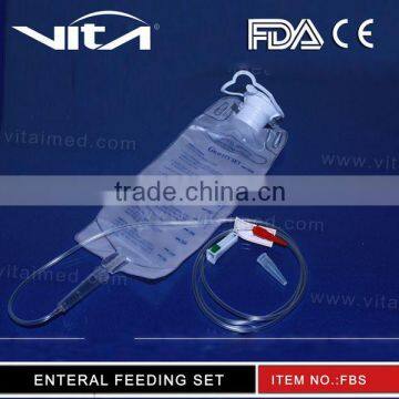 Enteral Delivery Set with enteral feeding bag