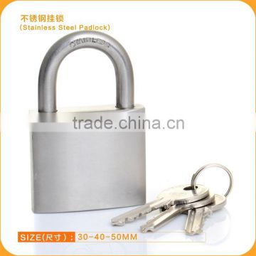 High Security Stainless-Steel Disc Mechanism antique Padlock