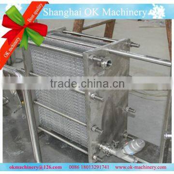 for beverage mixer bevel plate heat exchanger