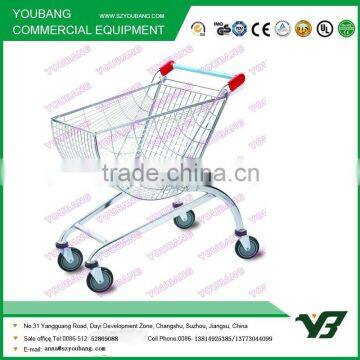 80L Round basket trolley