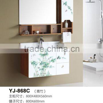 China factory direct supply reliable price wall mounted wood bathroom vanity