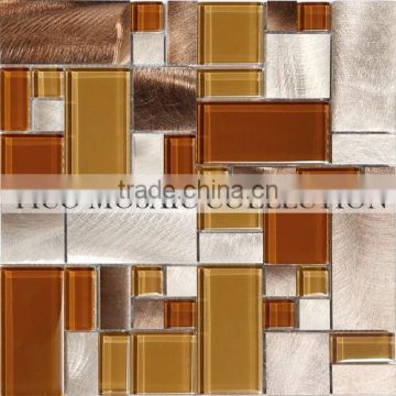Fico Aluminium mosaic GML040,marble mosaic border