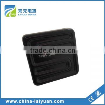Flat infrared ceramic heater panel Electric Ceramic Heater IR Ceramic Heater