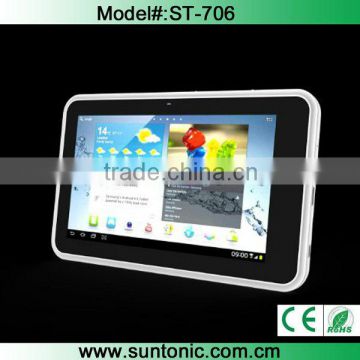 Hotselling 7 inch tablet pc 3g daul sim card slot with voice calling and GPS functions