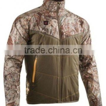 Electric heated winter hunting jacket camo jacket
