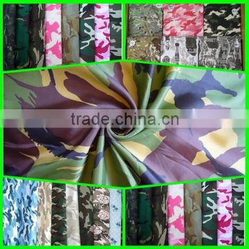 Polyester / Cotton Material Printed Camouflage Printed Fabric