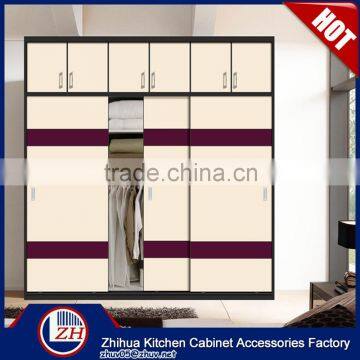 Zhihua Double color wardrobe design bedroom wardrobe price
