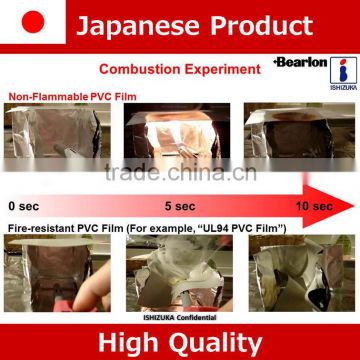 Non-flammable soft PVC transparent film from Japanese manufacturer