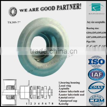 China factory hot sale conveyor roller accessories steel house for bearing