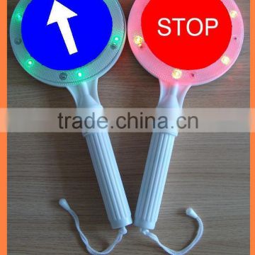 12pcs leds go and stop/siga y pare traffic sign board