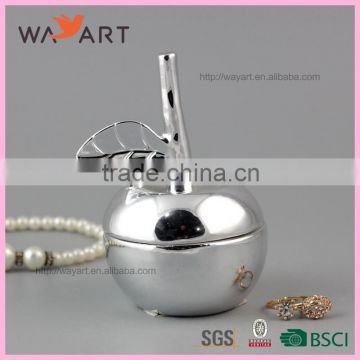 BSCI unique Silver Plated Ceramic Jewelry Box for Gift