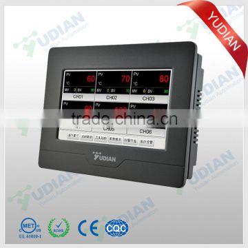 YUDIAN AI-3702M 2 channel touch screen Temperature Recorder