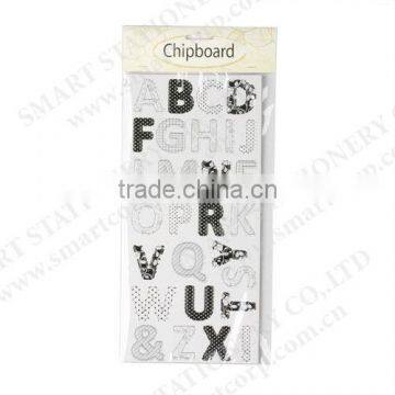 Chipboard Alphabet DIYC-ZP019