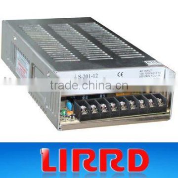 12V 16.5A single switching power supplies(S-201-12)