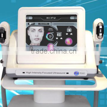 Double-Handle hifu Face Lift Device Ultrasound HIFU
