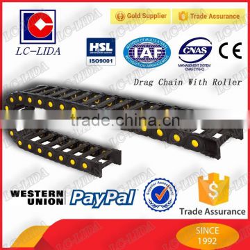 Bridge type nylon flexible cable carrier
