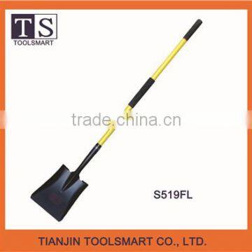 Different types of camping steel garden shovel with long handle