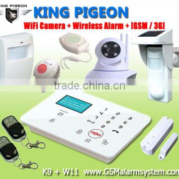 Dual-Band GSM Home Alarm SMS Setup,Easy-operate and support English/Russian/Czech/SpanishVersion