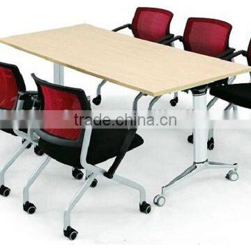 quality modern simple folding movable conference table tradining table