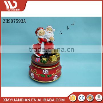 China Home Decor Resin Craft Dancing Music Bell Handmade Christmas Decoration Supplies Ornaments