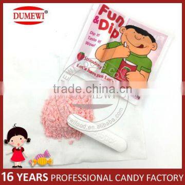 Fun and Dip Sour Powder Candy with Tablet Stick Candy