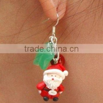 Santa Christmas Fashion Jewelry Earring ( santa x'mas )