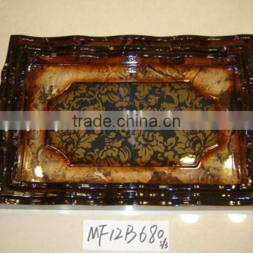 Antique lacquer Wooden tray