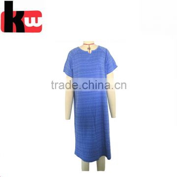 Customized Long Nightshirts Female Nightgown Women Frock Dress