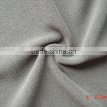 100% polyester solid colour micro polar fleece fabric