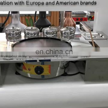 German Brand Crepe maker making machine  crepe working table  for sales