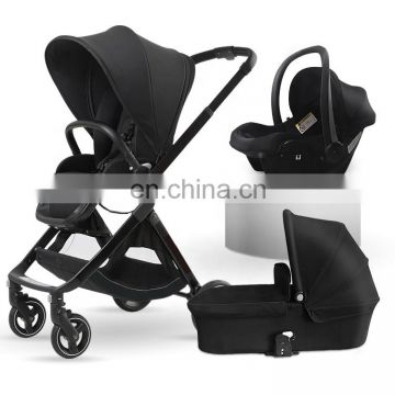 Factory 3-in-1 pushchair travel system pram luxury 3 in 1 baby stroller