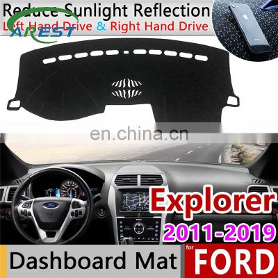for Ford Explorer 2011~2019 U502 MK5 Anti-Slip Mat Dashboard Cover Pad Sunshade Dashmat Protect Accessories 2013 2015 2017 2018