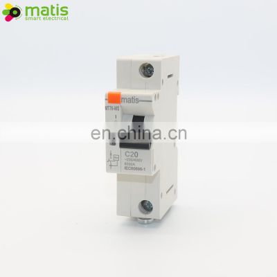 Hot sale smart 1P mcb rcbo electricity meter MTS3 circuit breaker with wifi
