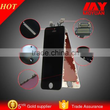 Wholesale price !!!! mobile phone repair parts LCD for Apple iphone 5 unlocked lcd screen touch screen assembly