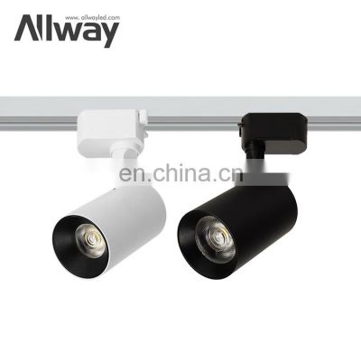 Manufacturer Angle Adjustable Aluminum Iron Rail Track Lighting System COB 20W Led Track Spot Light