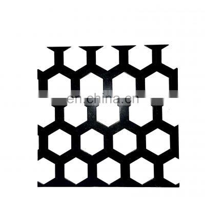 Metal hexagonal punching mesh for various decoration