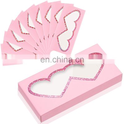 Custom Logo Luxury Pink Empty 3d/5d/6d mink lashes mini Lash box Packaging Lashbox Eyelash Packaging Box