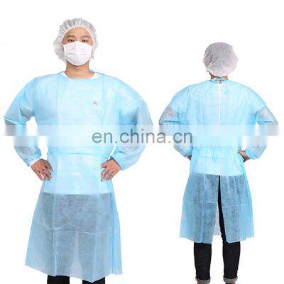 Good Price Medical PP Non-woven disposable hospital patient gown