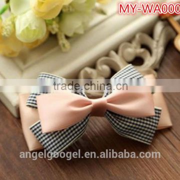 Bulk fancy Simple version plaid big bow hair accessories MY-IA0007