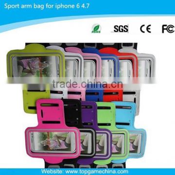 Sport arm bag for iphone 6 4.7
