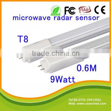 3000-6500K Warm White ture white approved 60cm 120cm infrared lamp Microwave Radar Sensor Lamps T8 Led Tube