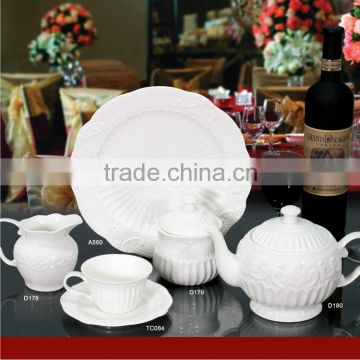 modern houseware fine ceramic porcelain children dinner sets for promotion
